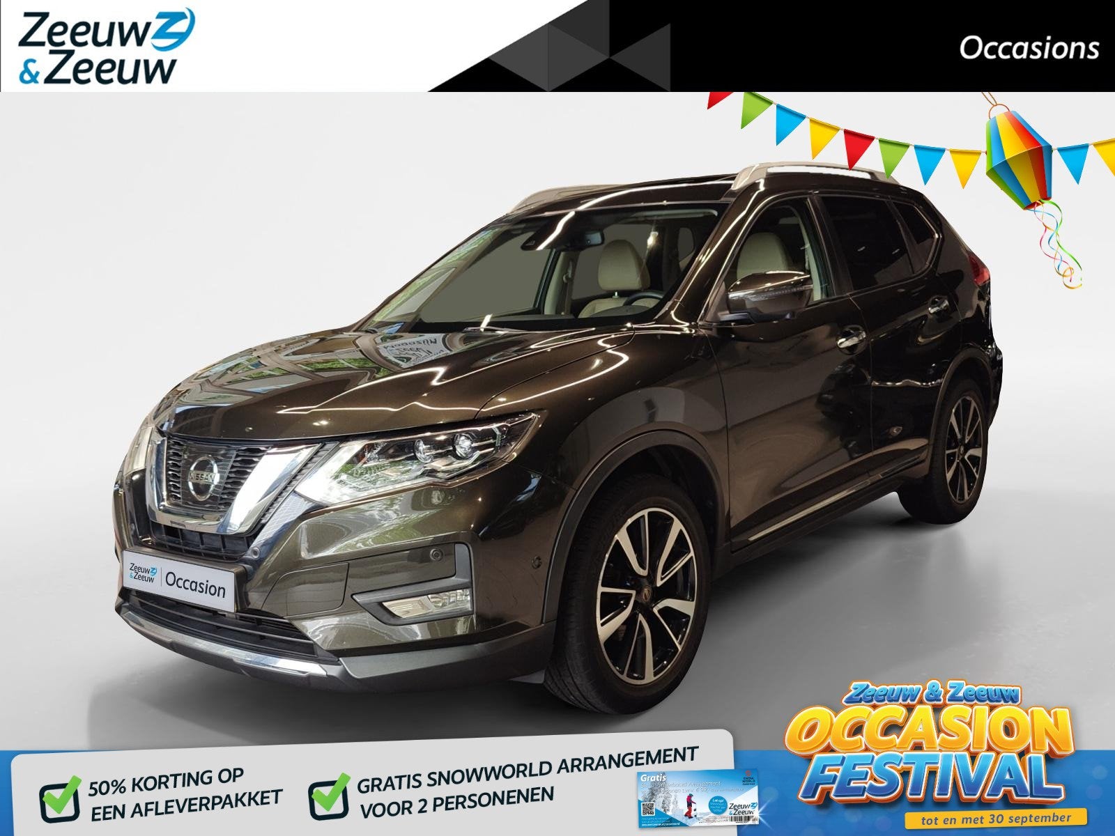Nissan X-Trail 1.6 DIG-T Tekna | DEALER ONDERHOUDEN | PANORA, Auto's, 12 maanden, 1618 cc, 4 cilinders, 163 pk