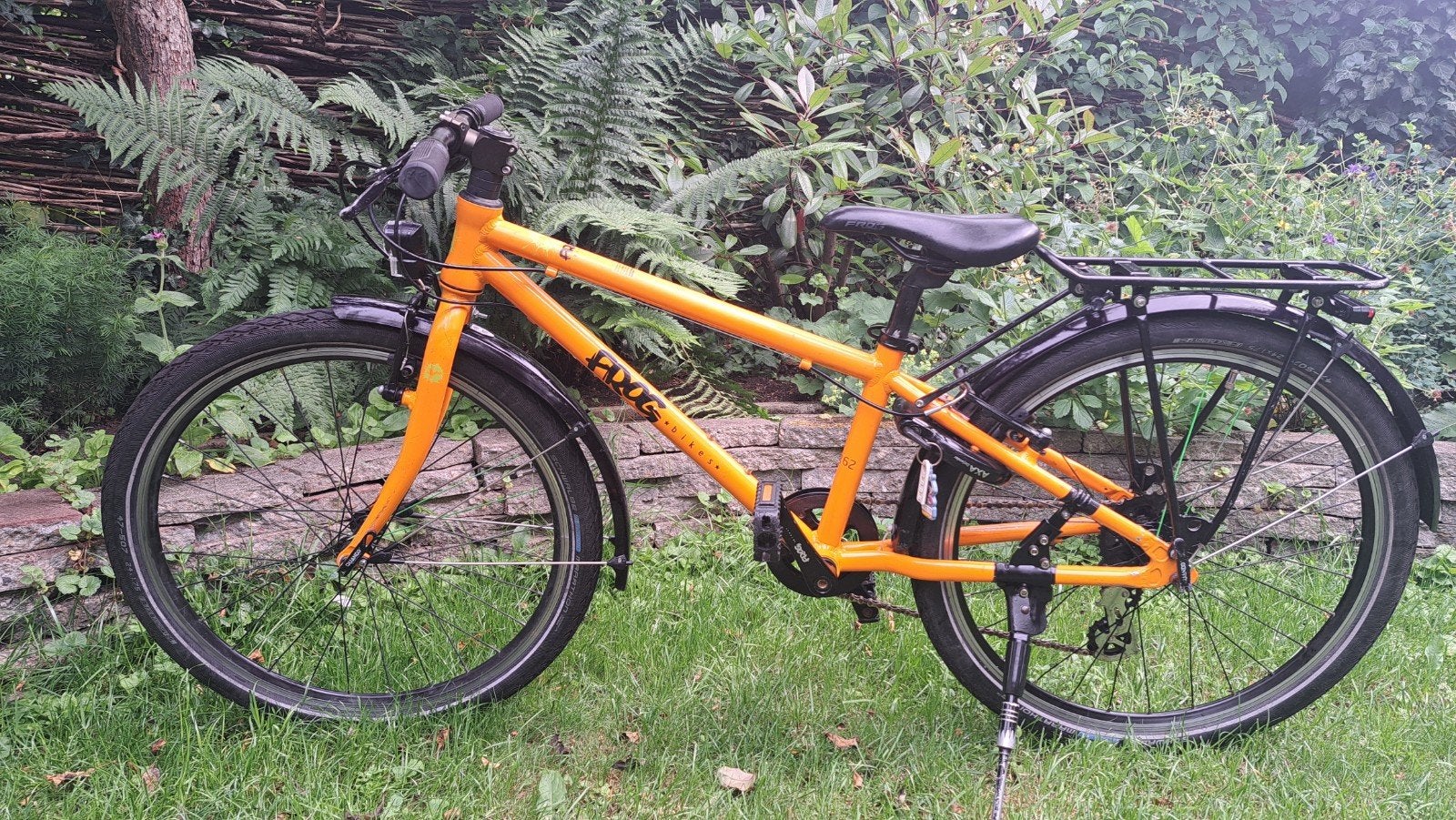Frog bike 62 Kinderfiets - Oranje, in zeer goede staat, Fietsen en Brommers, Ophalen, 20 inch of meer, Gebruikt, Frog Bikes