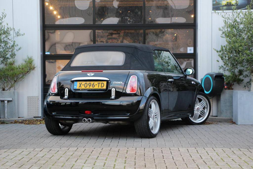 Mini Mini Cabrio 1.6 S Chili - HARMAN/KARDON - LEDER - NAVI, Auto's, Mini, Gebruikt, Zwart, 4 cilinders, Cabriolet