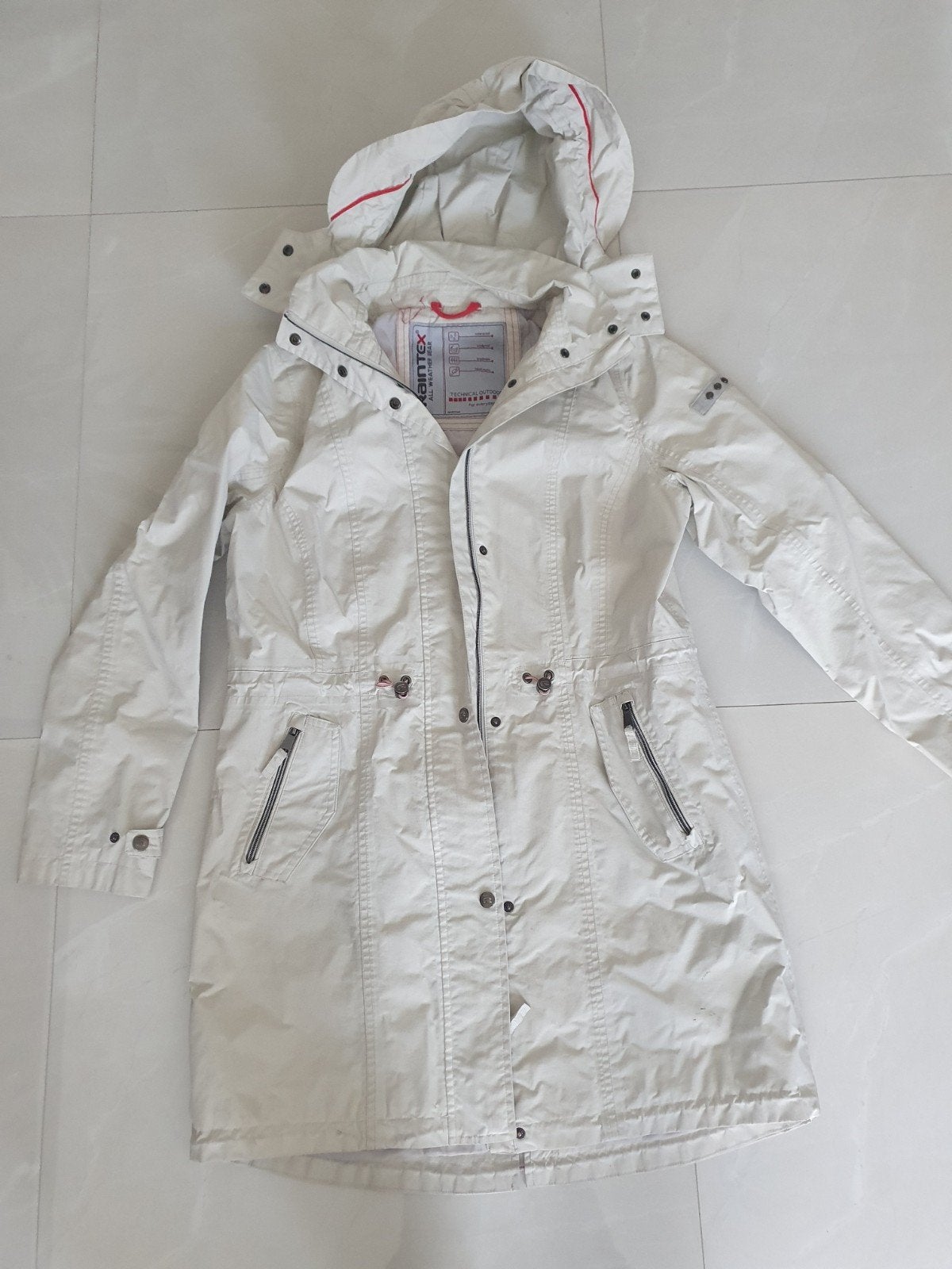 C&A Raintex All Weather Gear Jas Maat M, Kleding | Dames, Maat 38/40 (M), Wit, Ophalen of Verzenden, Zo goed als nieuw