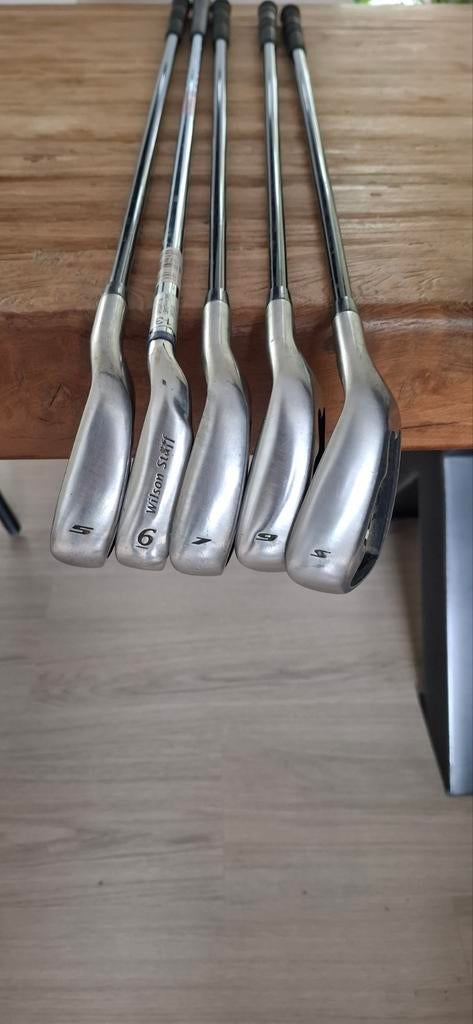 Diverse golfclubs (Wilson Staff, Spalding en een J/P hybrid), Ophalen, Gebruikt, Club, Overige merken