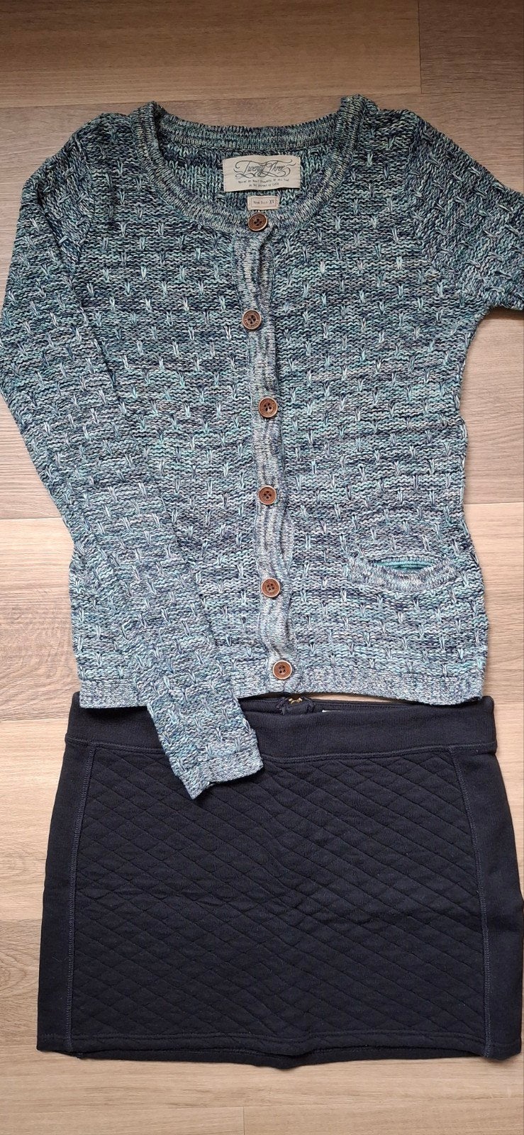 The Sting- Twenty Three vest en rokje maat XS- S, Ophalen of Verzenden, Zo goed als nieuw, Blauw