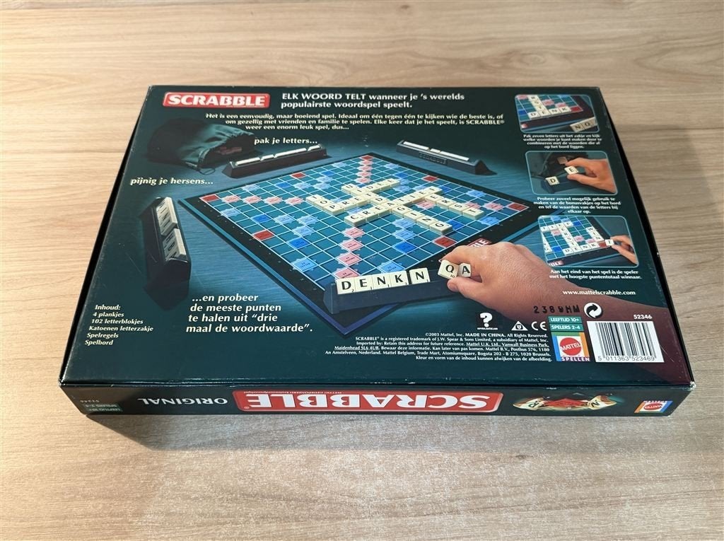 scrabble original - s6865, Verzenden, Zo goed als nieuw