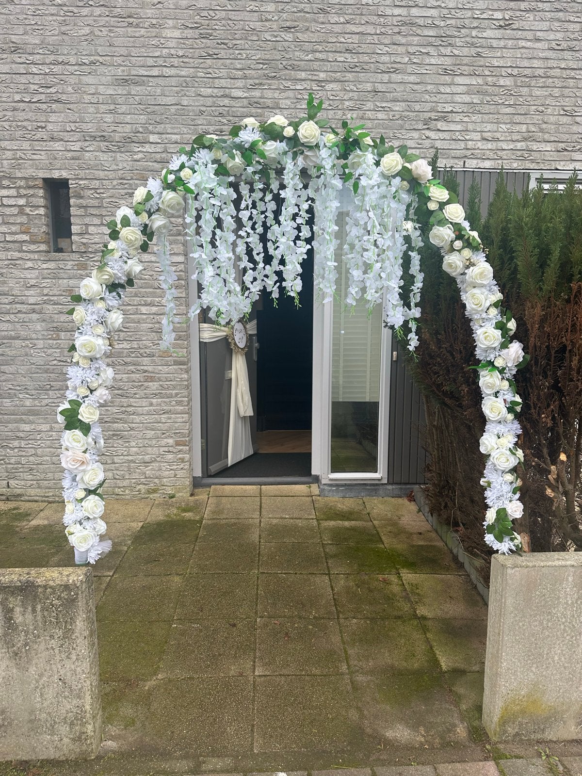 DIY Bloemenboog voor Bruiloft of Feest, Ophalen, Zo goed als nieuw, Versiering, Geboorte of Huwelijk