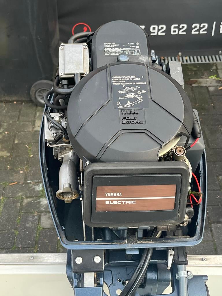 Yamaha 9.9 pk 4-takt buitenboordmotor met elektrische start, Ophalen, Gebruikt, 5 tot 10 pk, Elektrische start