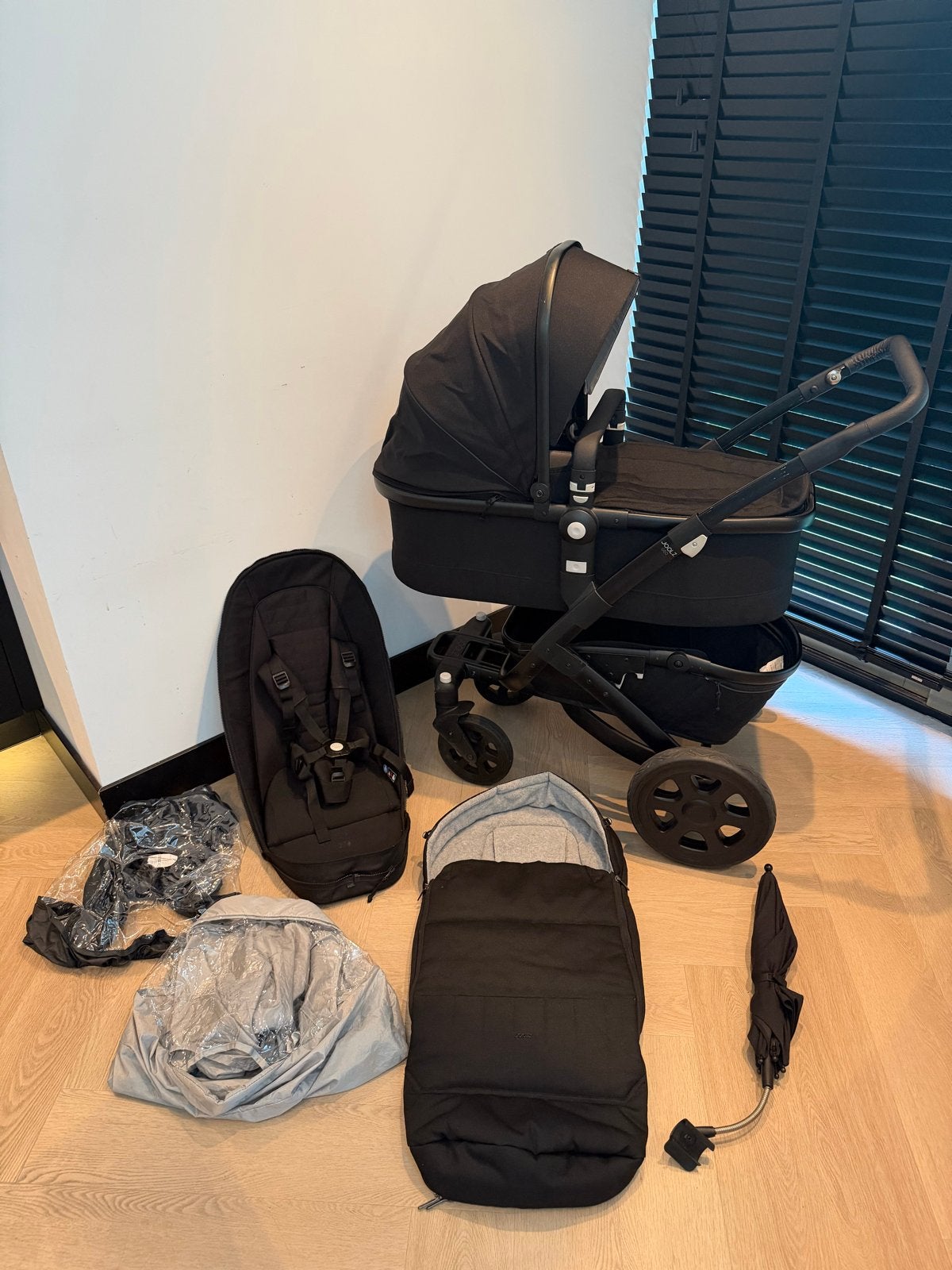 Joolz Geo 2 kinderwagen compleet + veel accessoires., Kinderen en Baby's, Kinderwagens en Combinaties, Zo goed als nieuw, Combiwagen