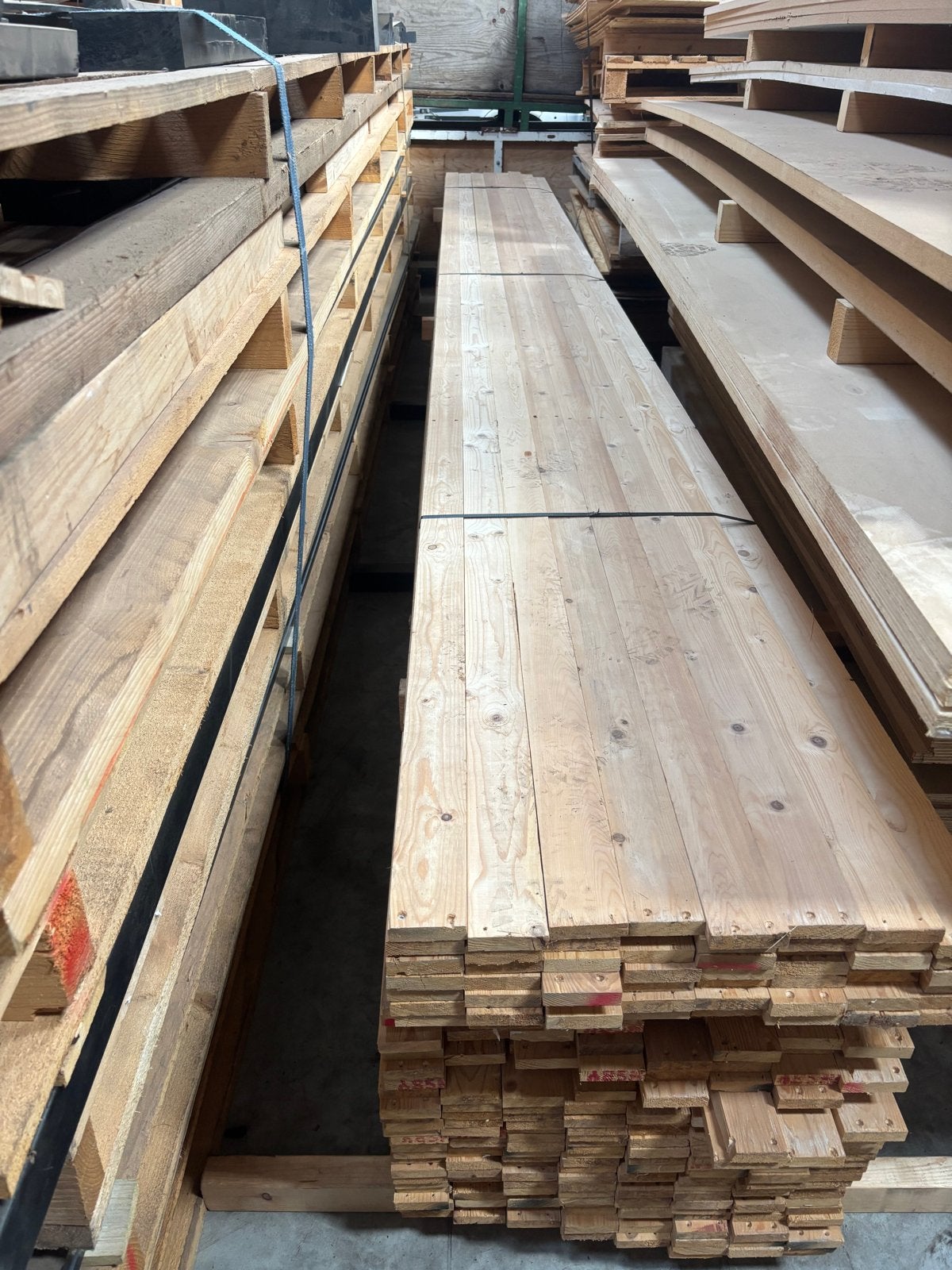 Grote partij Rachel hout 18x70x5400mm - 268 delen, Ophalen, Minder dan 25 mm, Nieuw, Plank