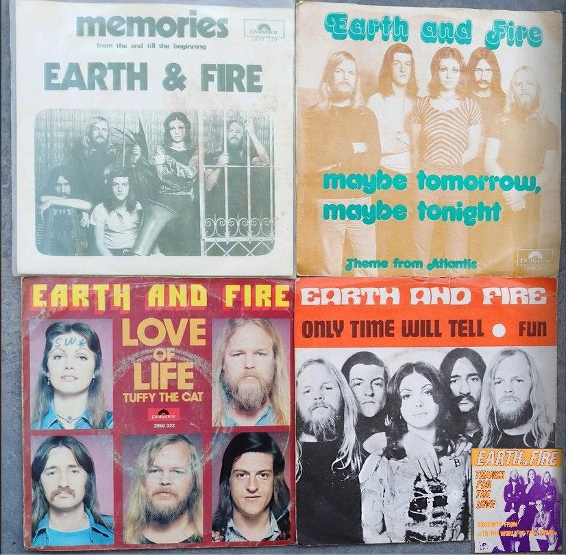 EARTH & FIRE - PAKKET!, Ophalen of Verzenden, Zo goed als nieuw, 7 inch, Pop
