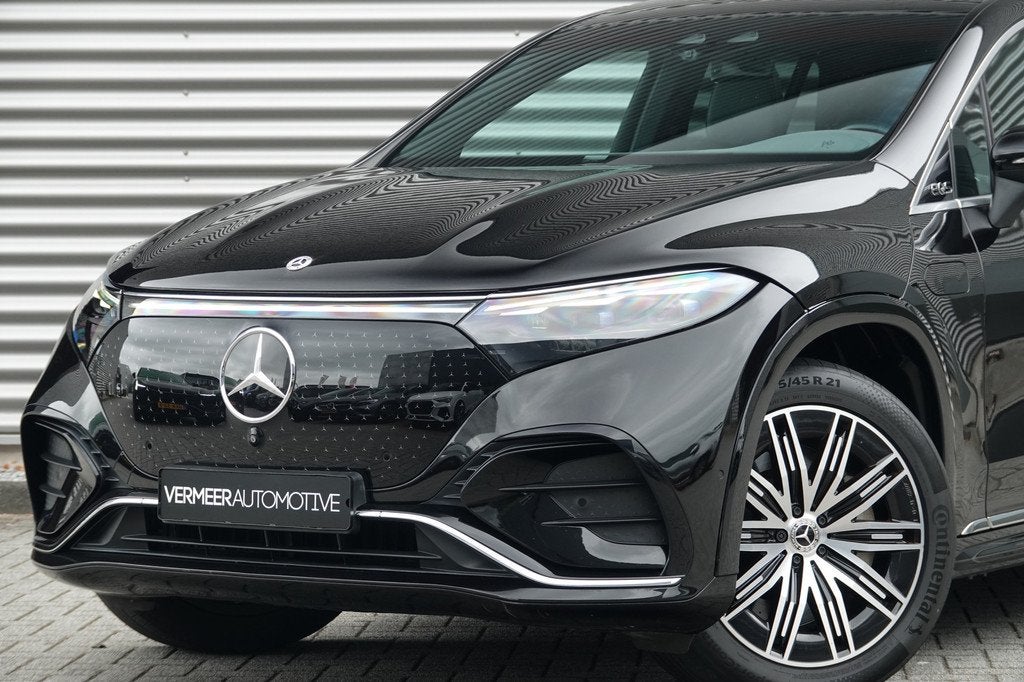 Mercedes-Benz EQS SUV 580 4MATIC AMG Line 7pers. 108 kWh | P, Auto's, Mercedes-Benz, Automaat, 12 maanden, Zwart, 7 stoelen