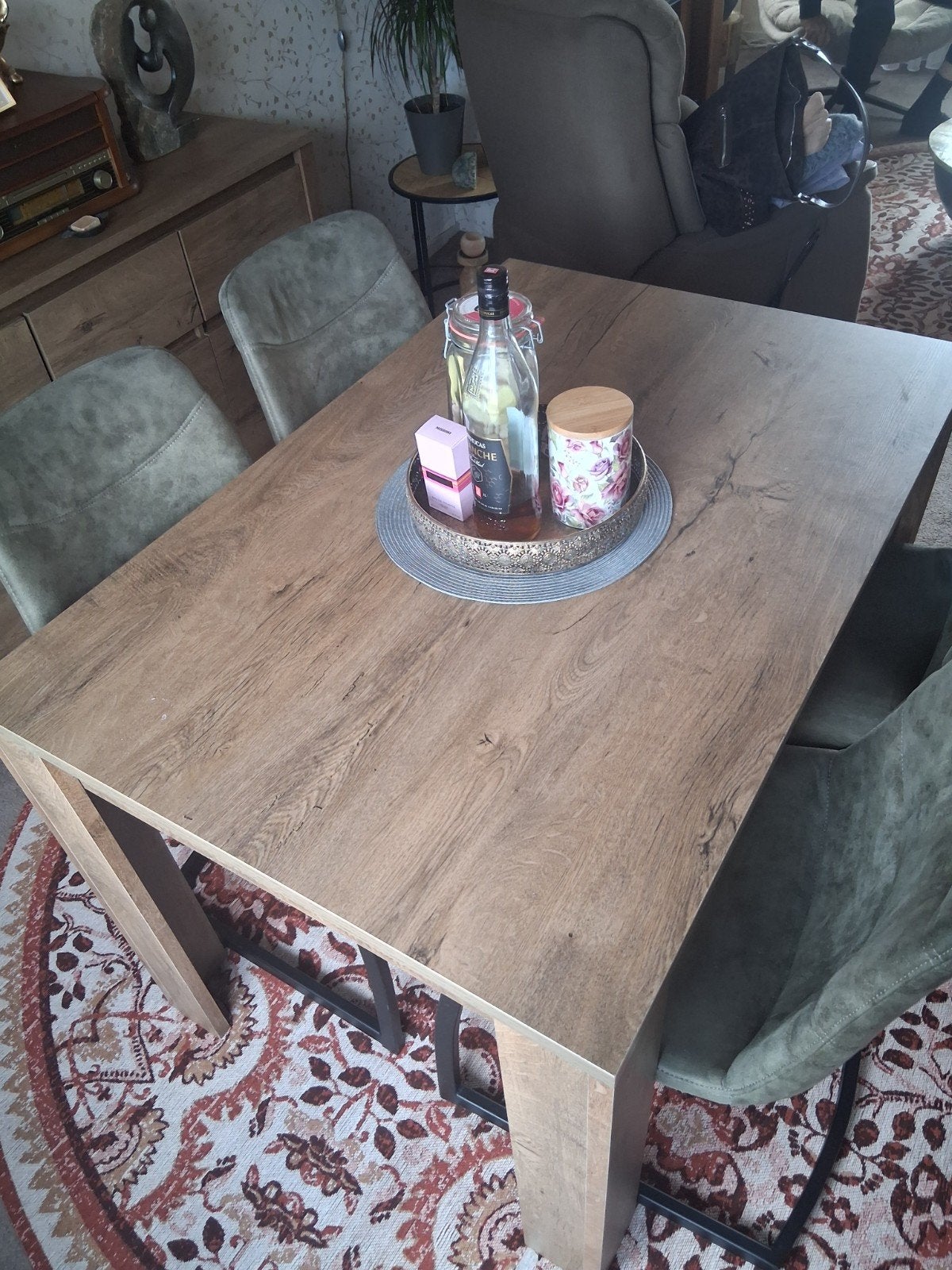 eettafel, Ophalen