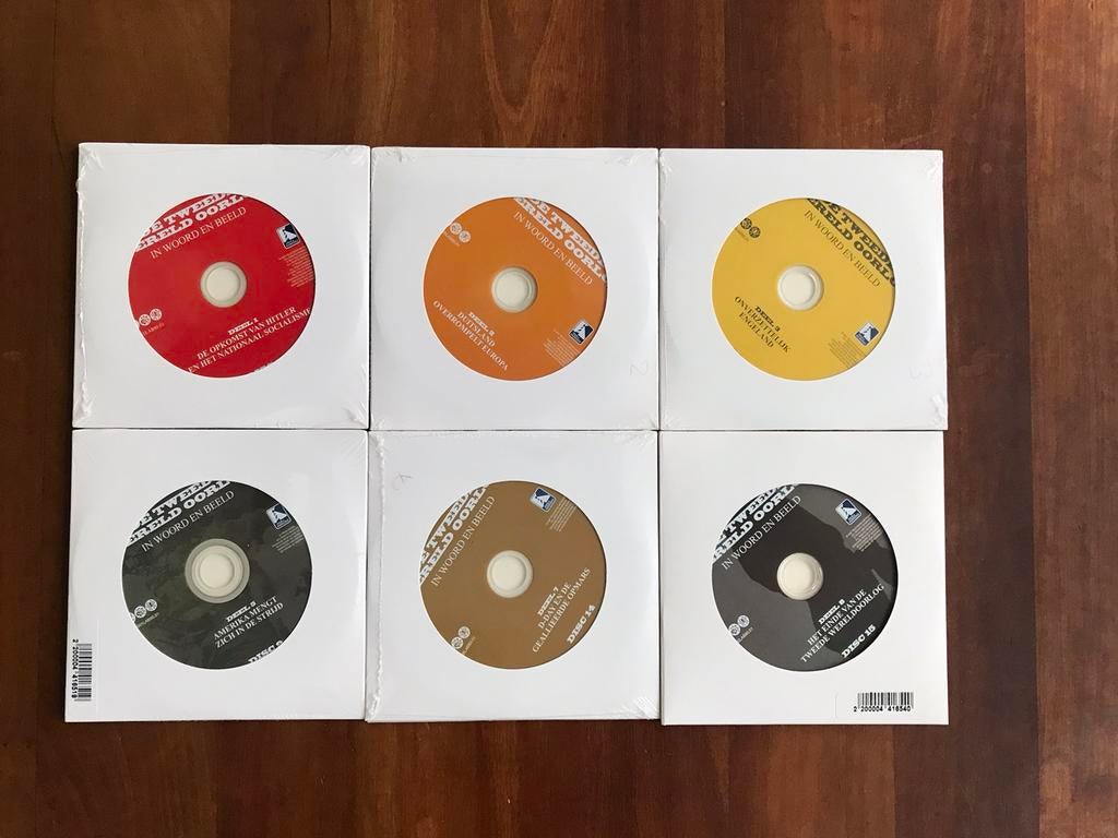 De tweede WO in woord en beeld. 6 dvd’s., Ophalen of Verzenden