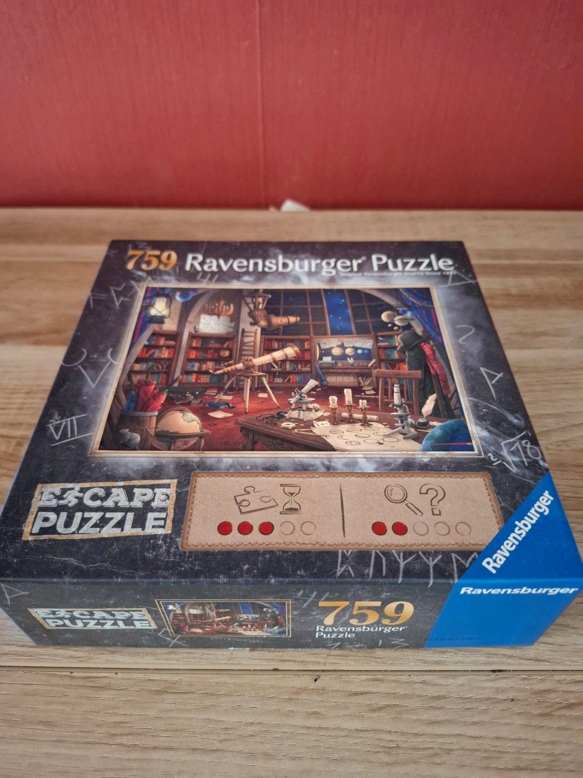 Ravensburger Escape Puzzle: De Sterrenwacht (759 stukjes), Ophalen of Verzenden, 500 t/m 1500 stukjes, Gebruikt, Legpuzzel