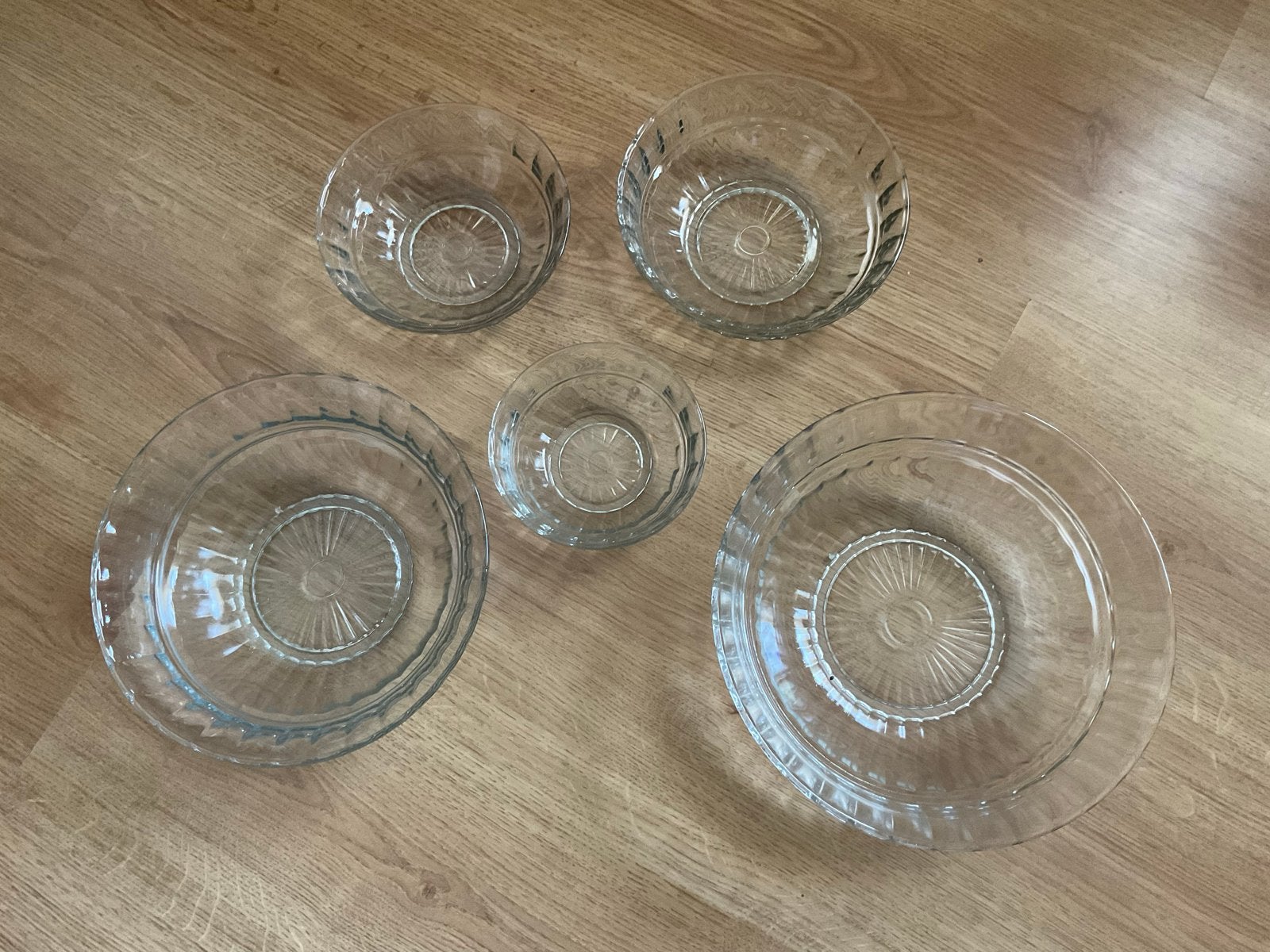 Complete set van 5 Hollandia Copier Leerdam schalen, Ophalen of Verzenden