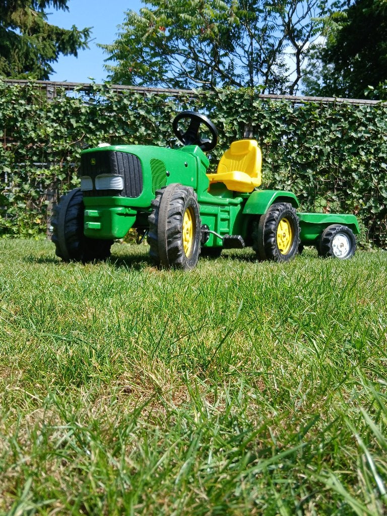 John deere traptrekker met kar, Kinderen en Baby's, Ophalen, Gebruikt, Trapvoertuig
