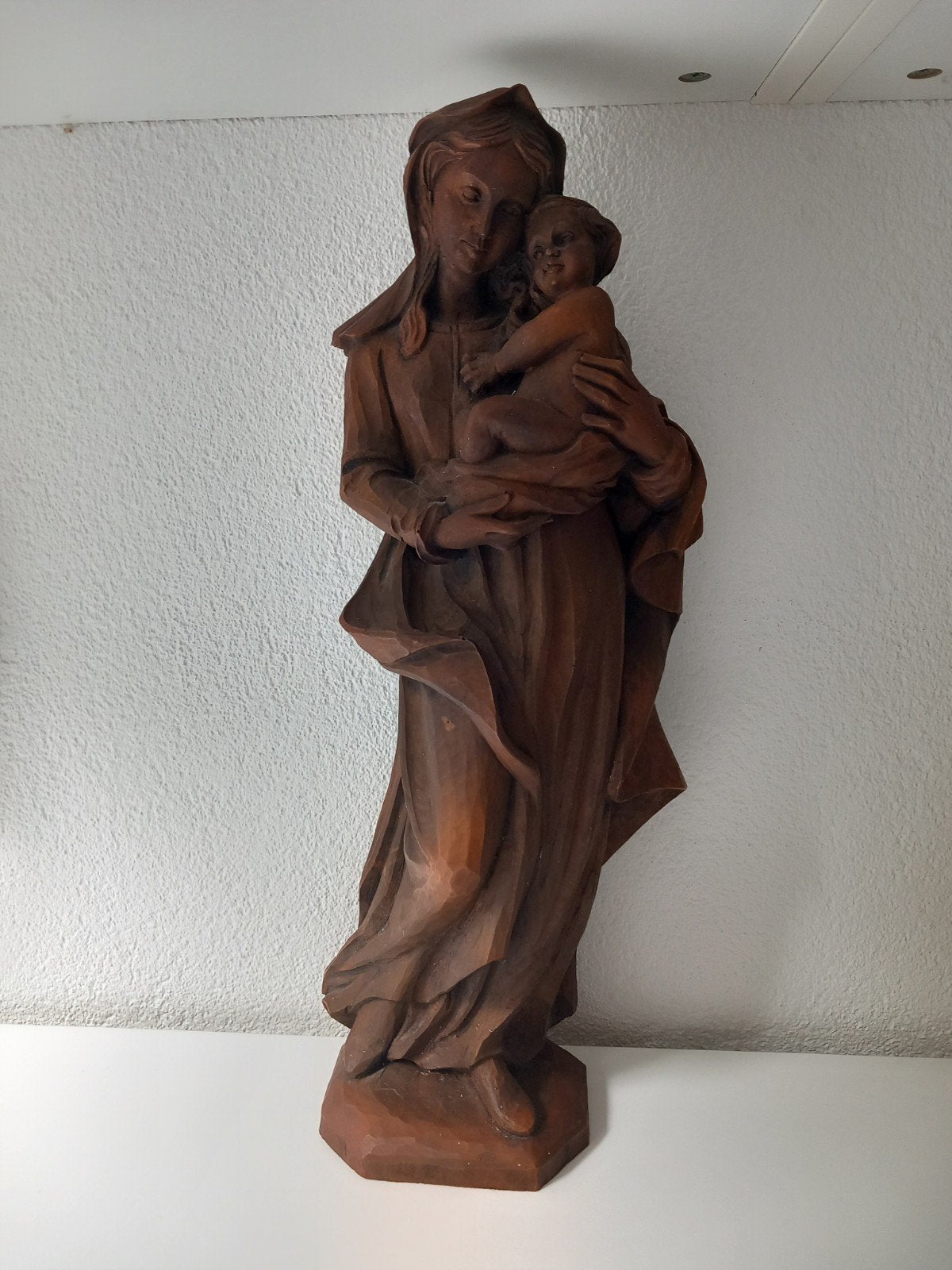 Mariabeeld van hout 50 cm, Ophalen of Verzenden