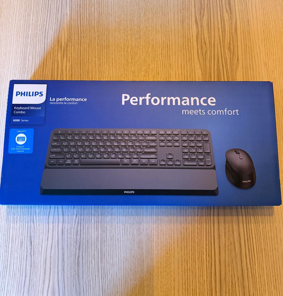 Philips Keyboard Mouse Combo 6000 Series, Ophalen, Philips, Toetsenbord en muis-set, Nieuw