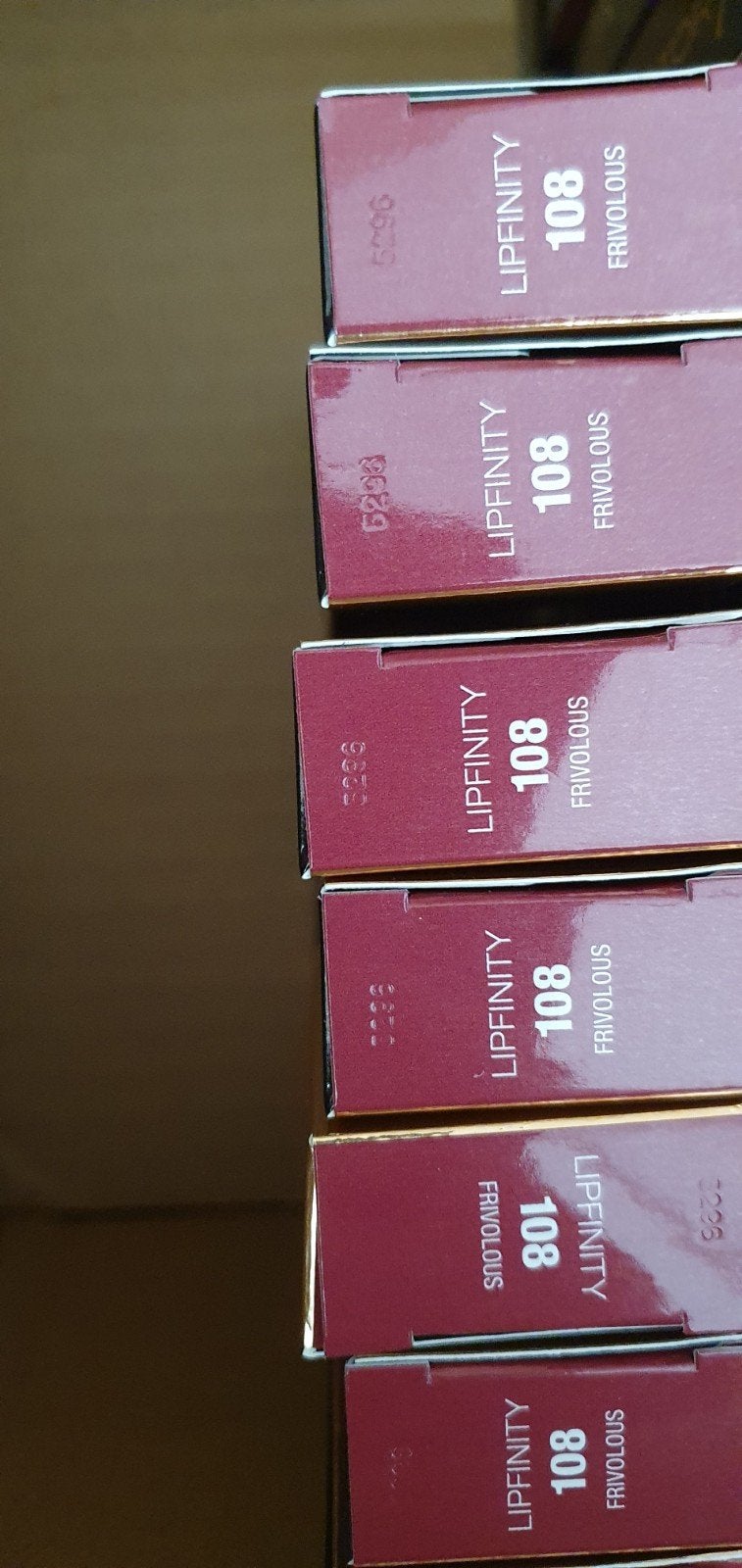 10 stuks Maxfactor lipfinity zonder topcoat nr 108, Verzenden, Nieuw, Overige kleuren, Lippen