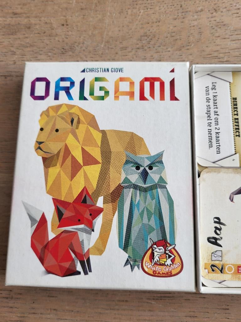 spel Origami zgan!, Een of twee spelers, Ophalen of Verzenden, Zo goed als nieuw