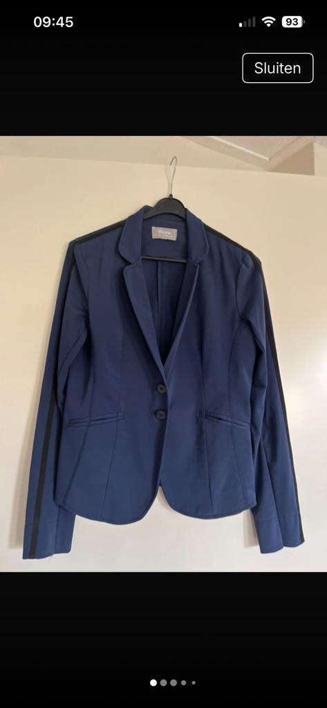 Blazer van Flore, Kleding | Dames, Maat 38/40 (M), Blauw, Ophalen of Verzenden, Zo goed als nieuw