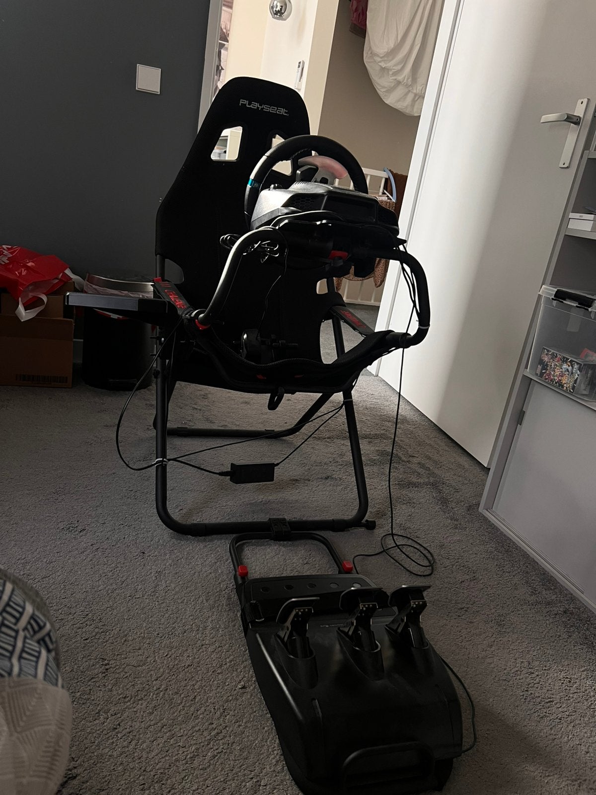 Logitech G29 racestuur met shifter & Playseat challenge, Spelcomputers en Games, Ophalen, Zo goed als nieuw, Playseat of Racestoel