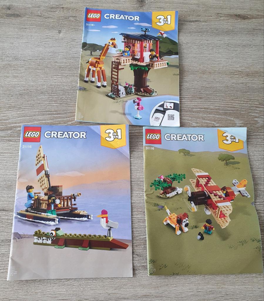 3 in 1 lego set, Ophalen of Verzenden, Gebruikt, Overige merken