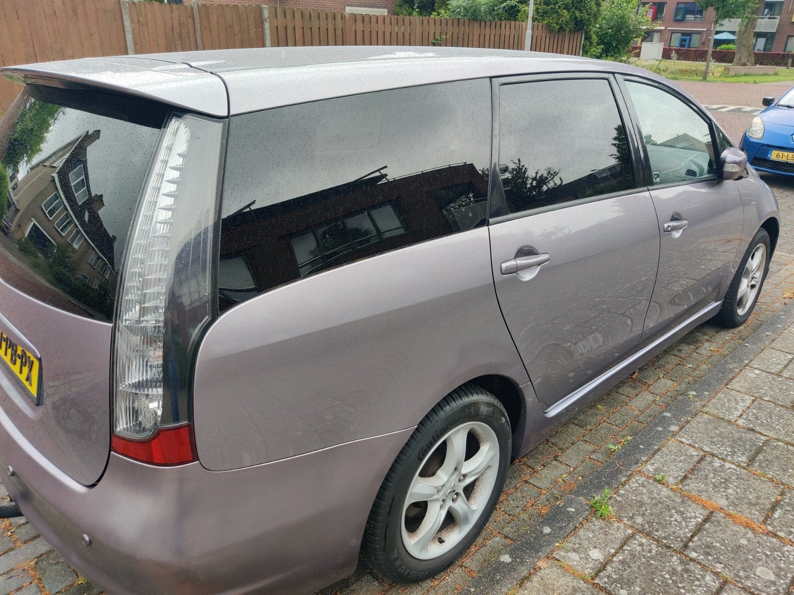 Mitsubishi Grandis 2.4 Mivec 6 AUT 2004 Paars., Auto's, Mitsubishi, Particulier, Grandis, Benzine, E, MPV, Automaat, Origineel Nederlands