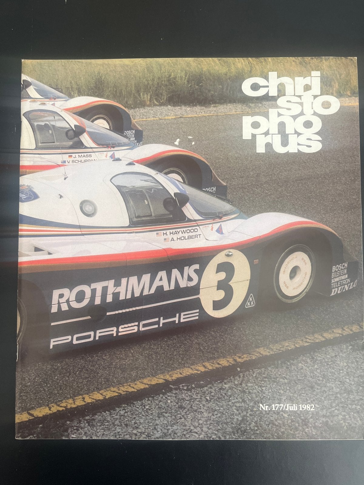 Christophorus Porsche Magazine Nr. 177 Juli 1982 Duitstalig, Ophalen of Verzenden, Gelezen, Porsche