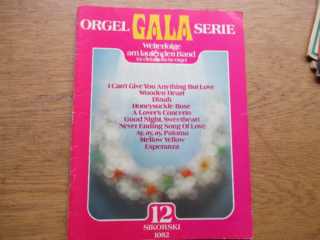 10 titels in orgel gala serie 12, Gebruikt, Ophalen of Verzenden, Keyboard, Artiest of Componist