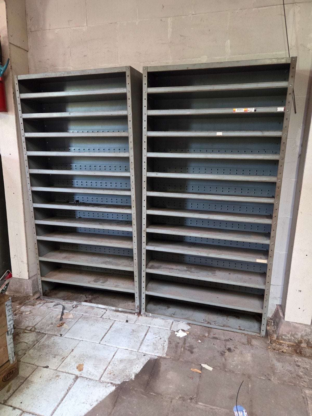 Metalen magazijnstellingen (3 stuks), Ophalen of Verzenden, Gebruikt