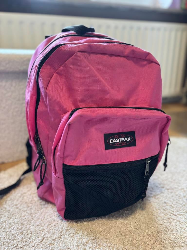 Eastpak tas! -3 vakken roze, Verzenden, Zo goed als nieuw, Roze, Rugtas