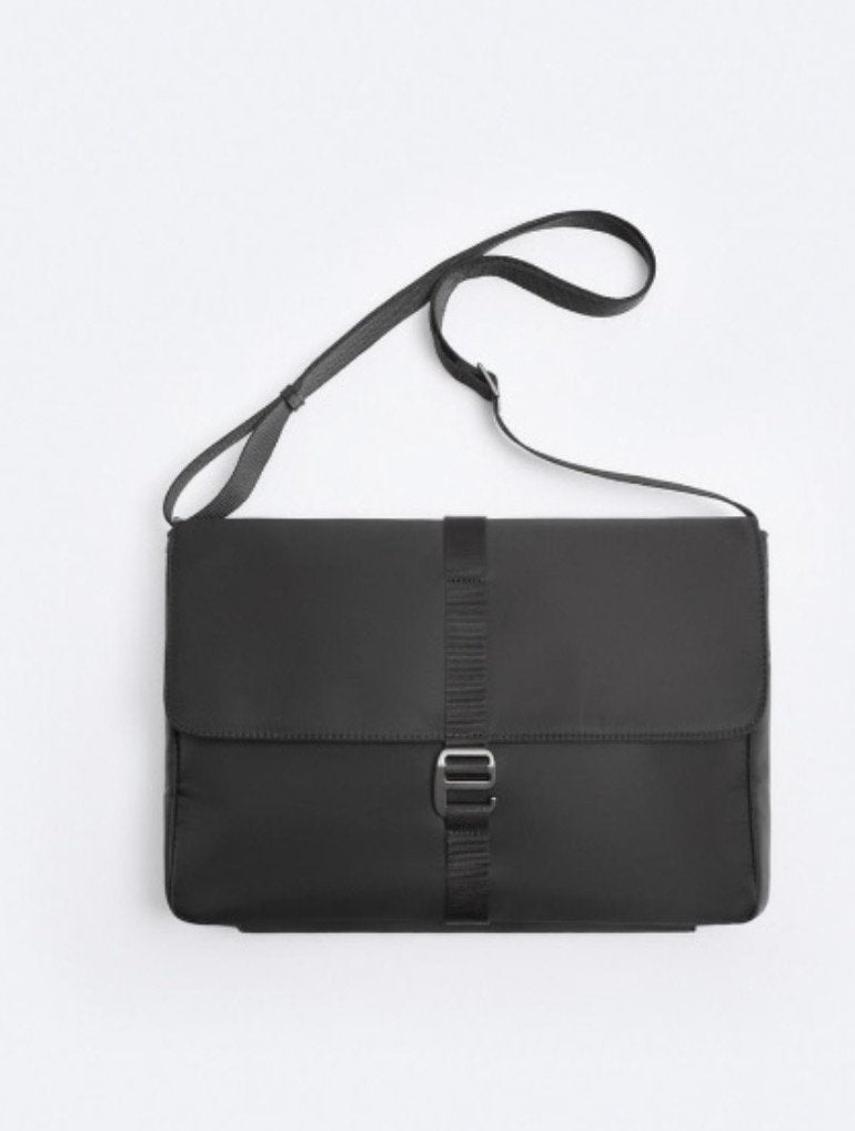 Zara Nylon Aktetas Heren Laptop Tas Nieuw, Computers en Software, Laptoptassen, Ophalen of Verzenden, Zo goed als nieuw, Aktetas