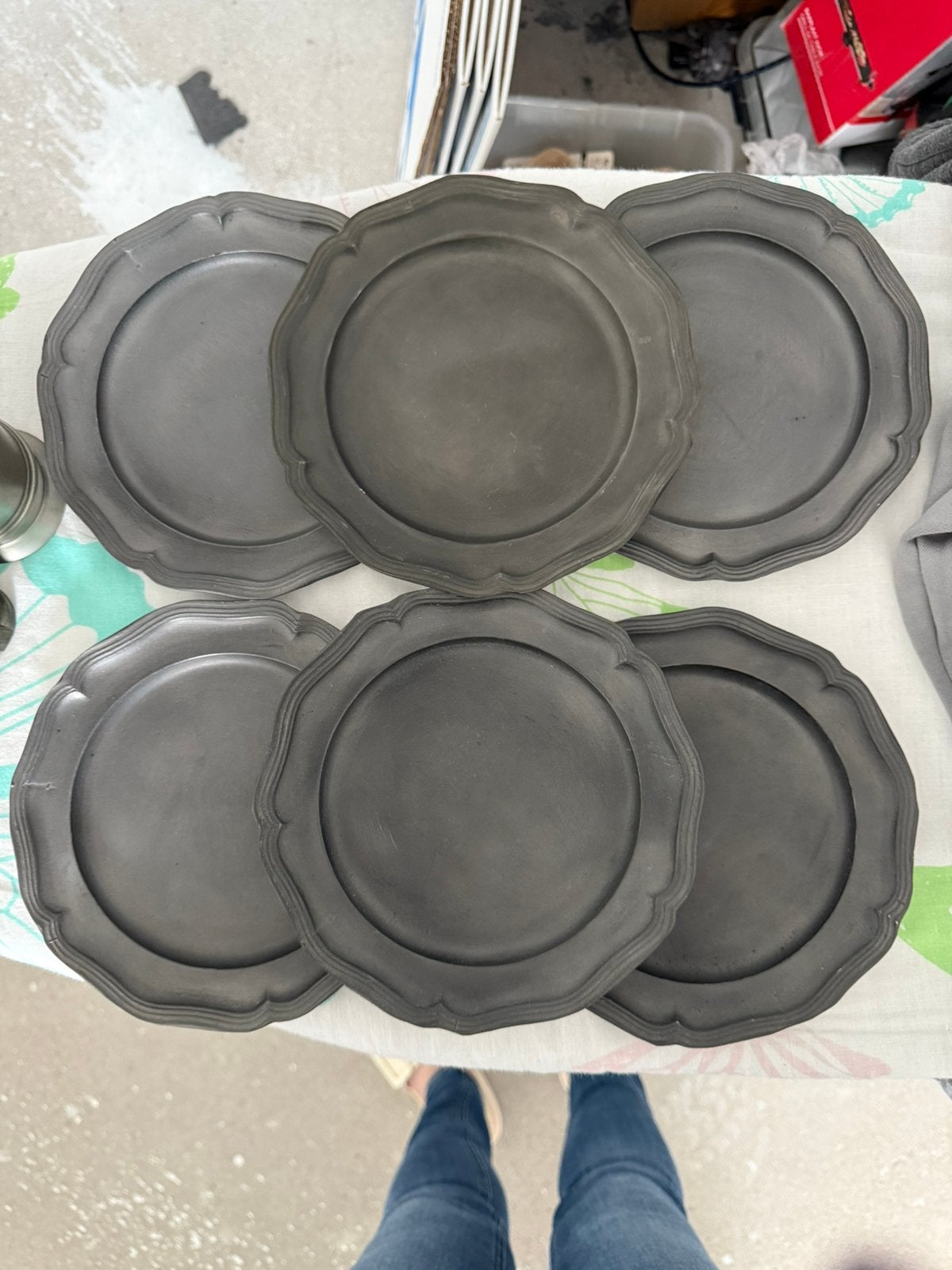 Antieke borden en bekers., Antiek en Kunst, Ophalen