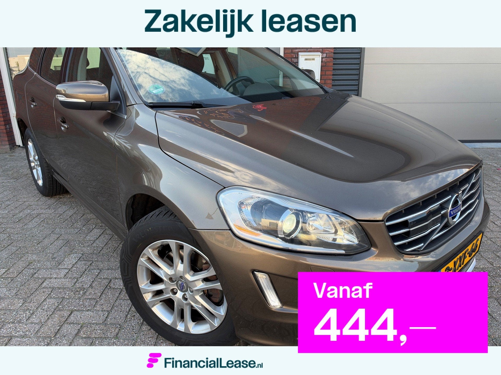 Volvo XC60 2.0 D4 FWD Summum / Navi / PDC / Memory / Blis /, 4 cilinders, 1634 kg, Leder en Stof, Bedrijf