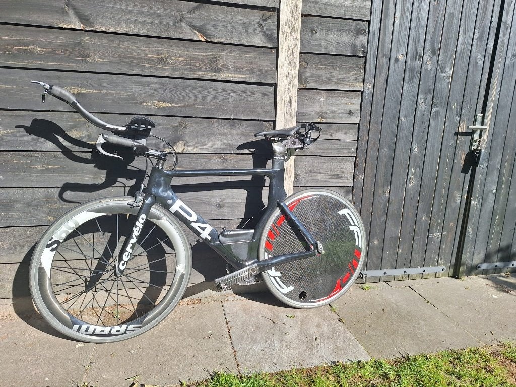 Cervélo P4 Triathlon/Tijdritfiets - Maat 54, Fietsen en Brommers, Fietsen | Racefietsen, Gebruikt, Carbon, Meer dan 20 versnellingen
