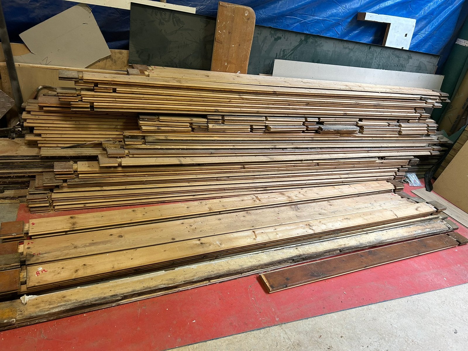 Hout van tuinhuis zie omschrijving, Tuin en Terras, Tuinhuizen, Ophalen, Tuinhuis, 250 tot 500 cm, 2 ramen