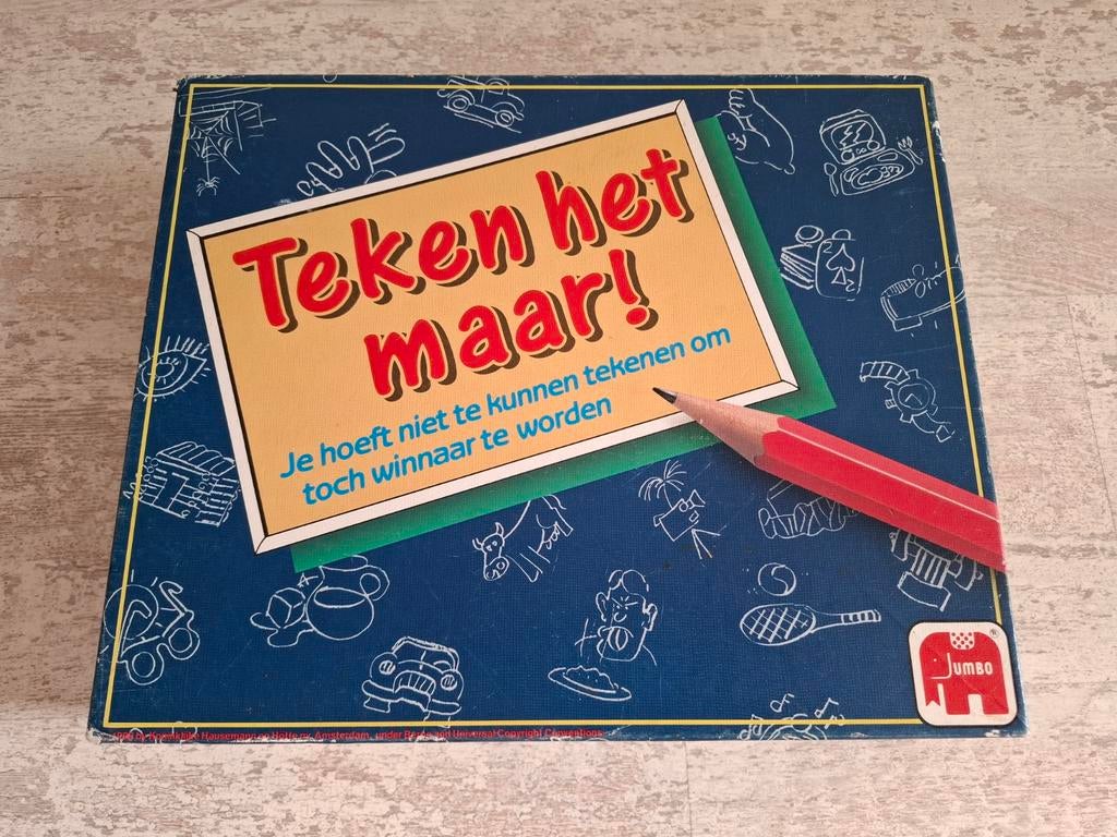 Teken het maar! Soort Pictionary spel, Vijf spelers of meer, Ophalen of Verzenden, Zo goed als nieuw