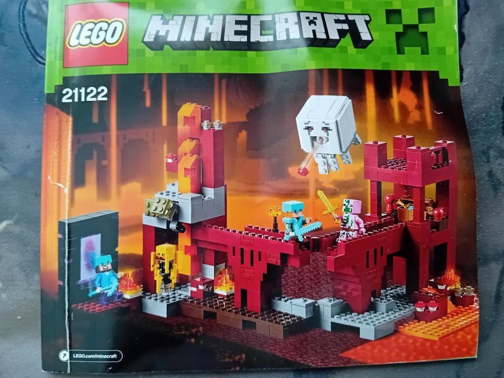 Lego Minecraft the Nether fortress, Gebruikt, Minecraft, Lego, Compleet