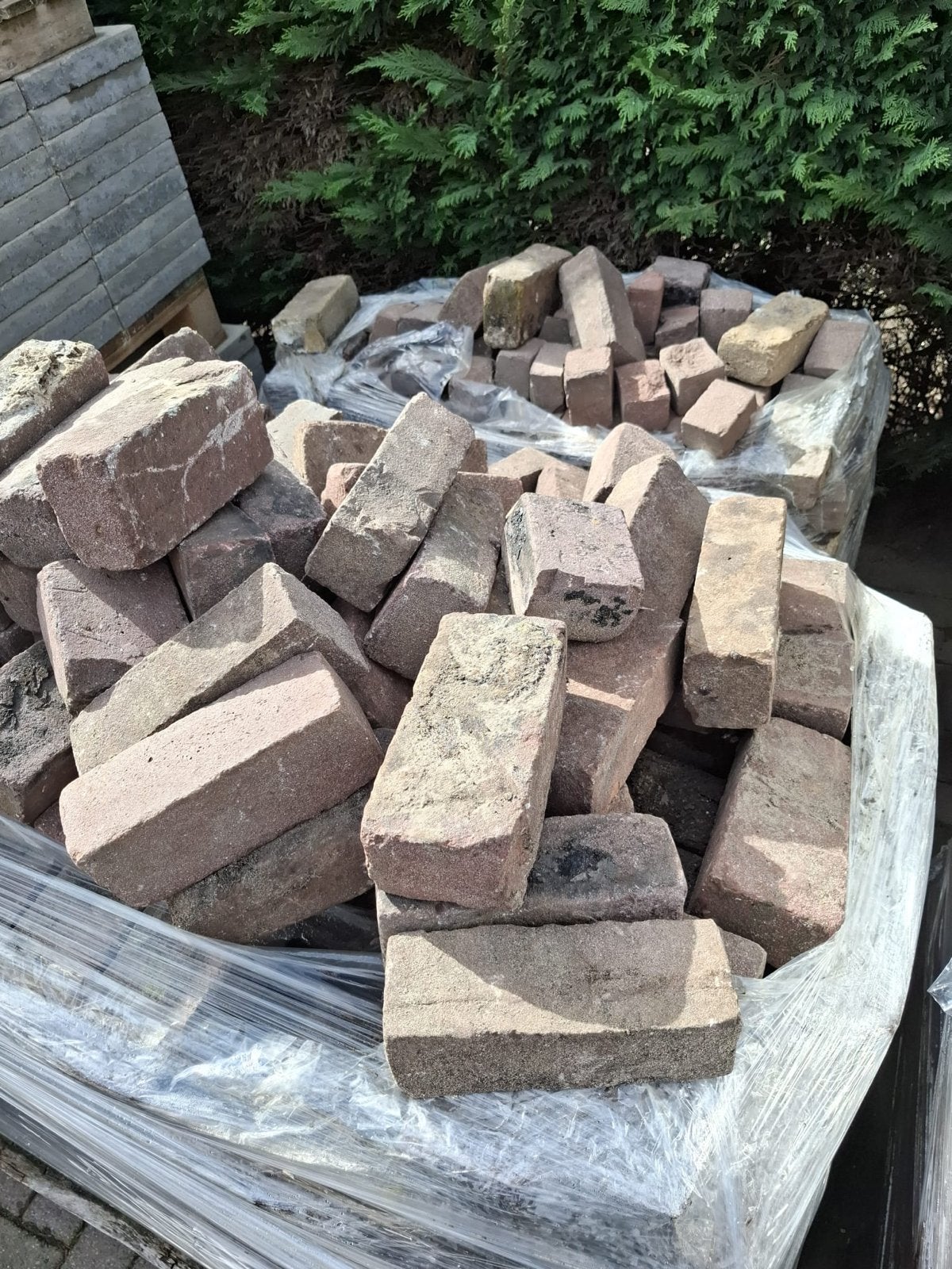 20 M² Oud Gebakken Dikformaten/7duimers, Ophalen, Gebruikt