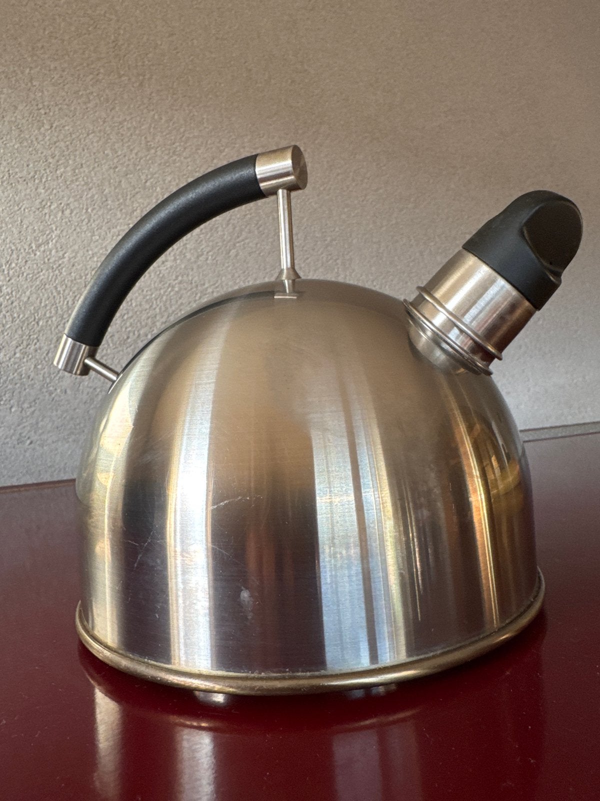 Alva RVS Fluitketel - 2 liter of meer, 2 liter of meer, Ophalen of Verzenden, Zo goed als nieuw, Rvs
