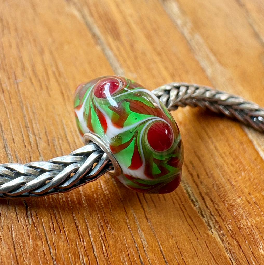 Trollbeads Uniek Kerst NIEUW, Sieraden, Tassen en Uiterlijk, Bedels, Ophalen of Verzenden, Nieuw, Glas of Kristal, Trollbeads