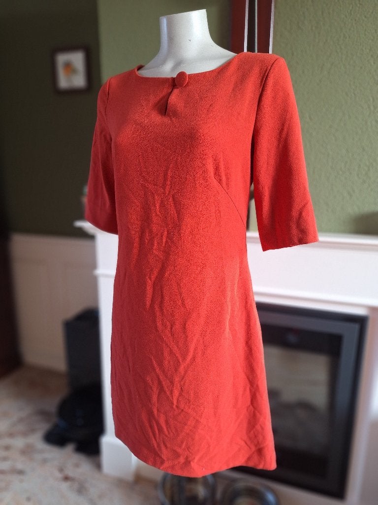 La Fee Maraboutee warm oranje jurk mt 38, Maat 38/40 (M), La Fee Maraboutee, Verzenden, Oranje