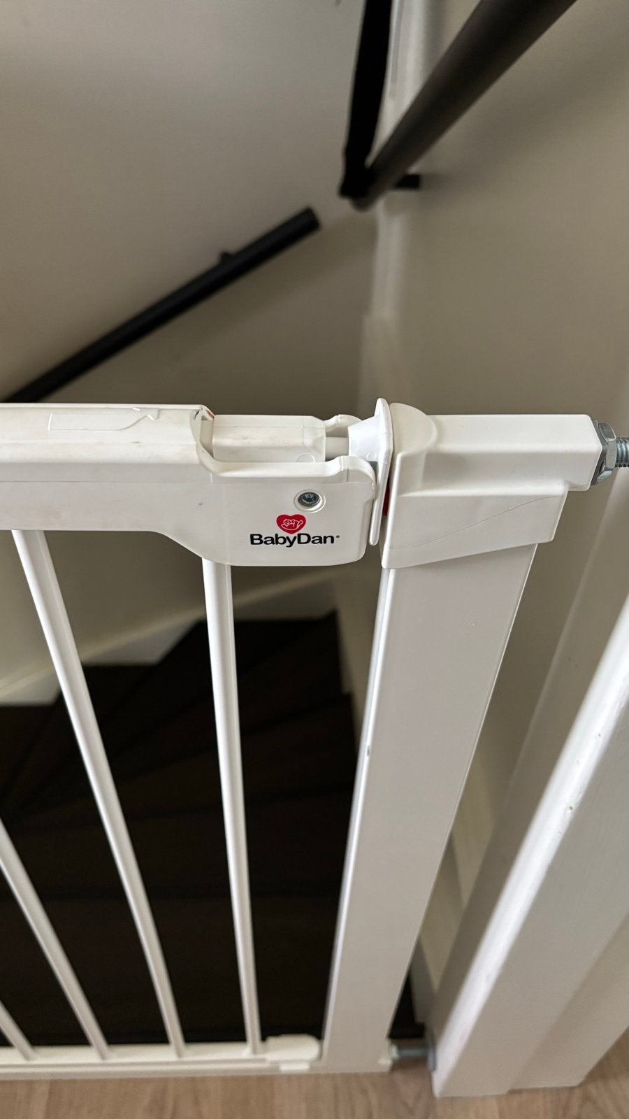 Babydan traphekje met verlengoptie, Kinderen en Baby's, Traphekjes, Ophalen, Gebruikt, Klemhekje, Metaal of IJzer