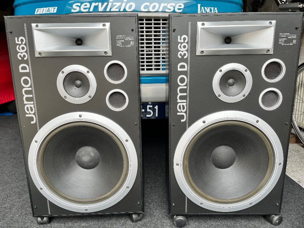 Jamo D 365 speakers, Audio, Tv en Foto, Luidsprekers, Ophalen, Gebruikt, 120 watt of meer, Front, Rear of Stereo speakers