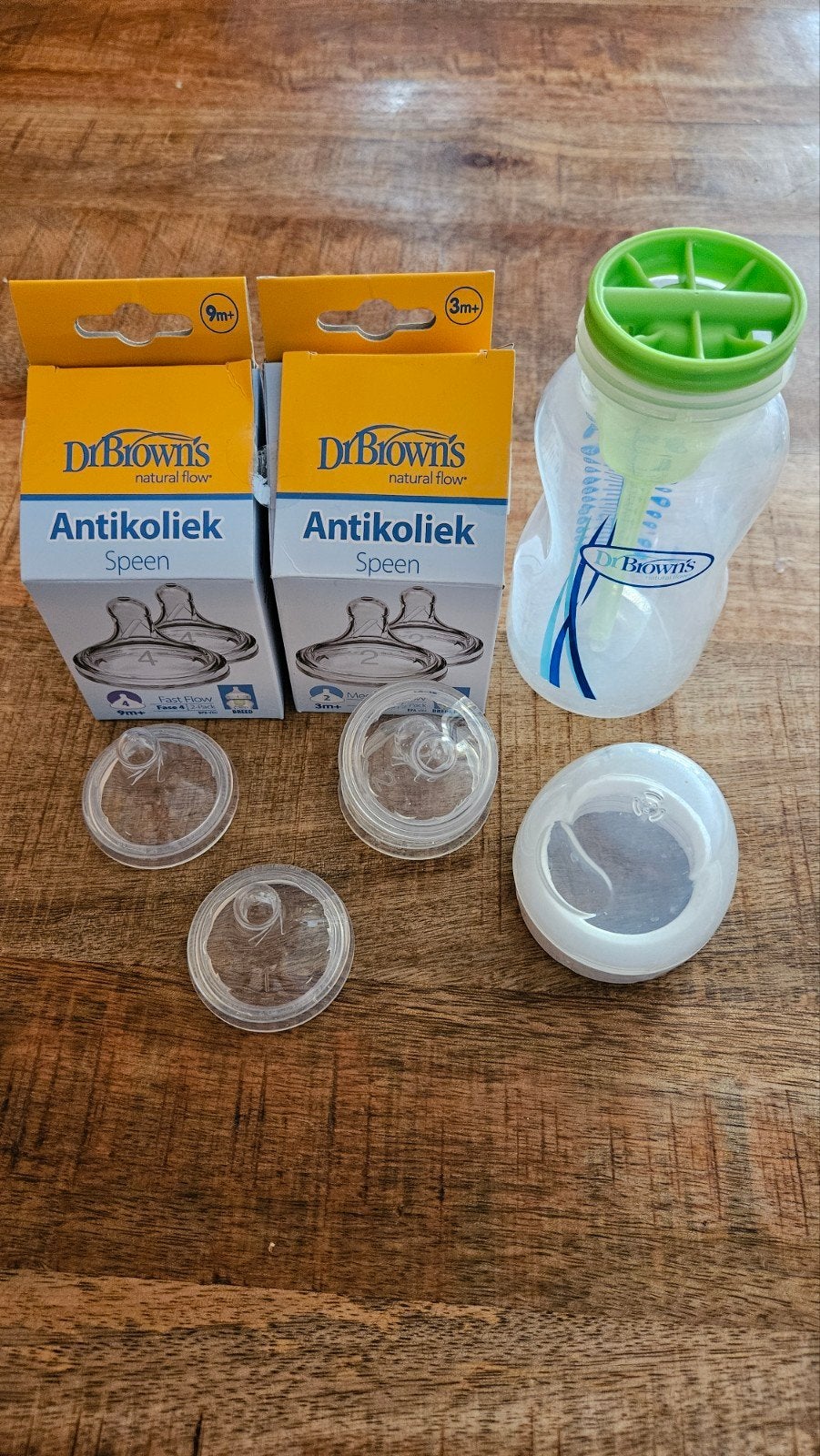 Dr. Brown's antikoliek spenen en fopspeen, Kinderen en Baby's, Ophalen of Verzenden, Nieuw
