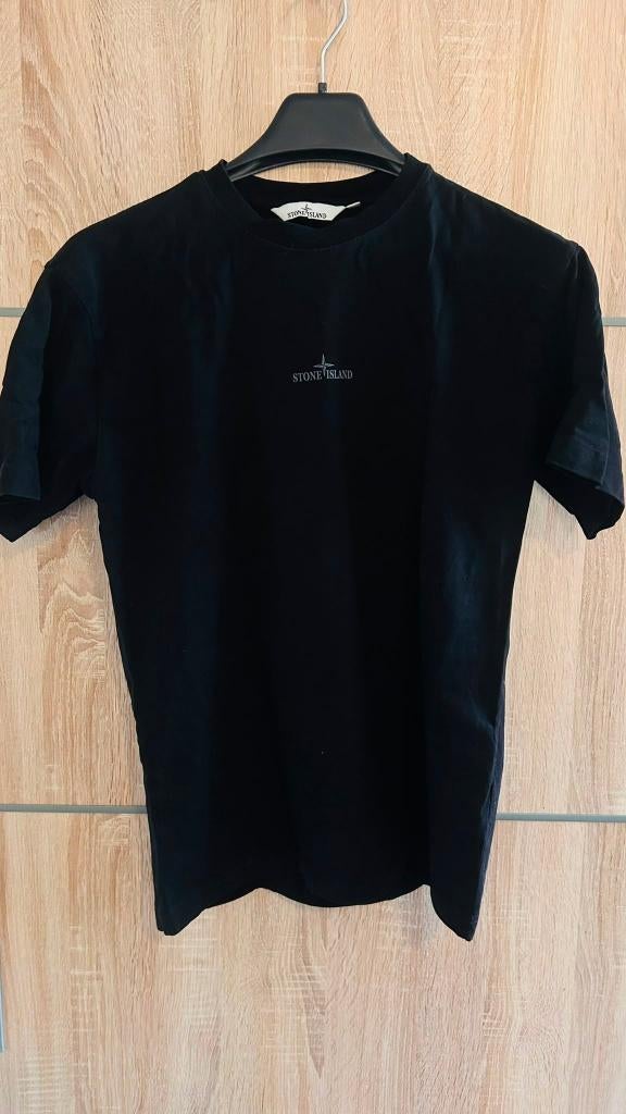 Stone Island T shirt maat S met print, Kleding | Heren, T-shirts, Zwart, Ophalen of Verzenden, Maat 46 (S) of kleiner, Stone Island