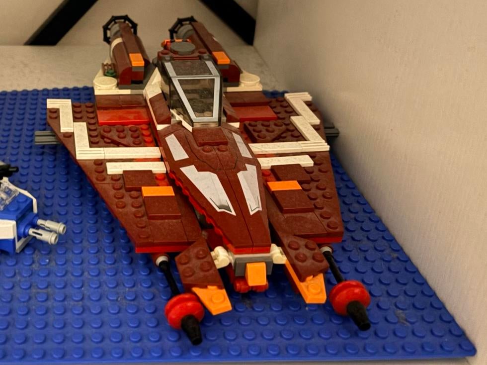 Lego Star Wars Republic Gunship  (geen doos/boekje), Ophalen, Inclusief minifiguren, Gebruikt, Star Wars