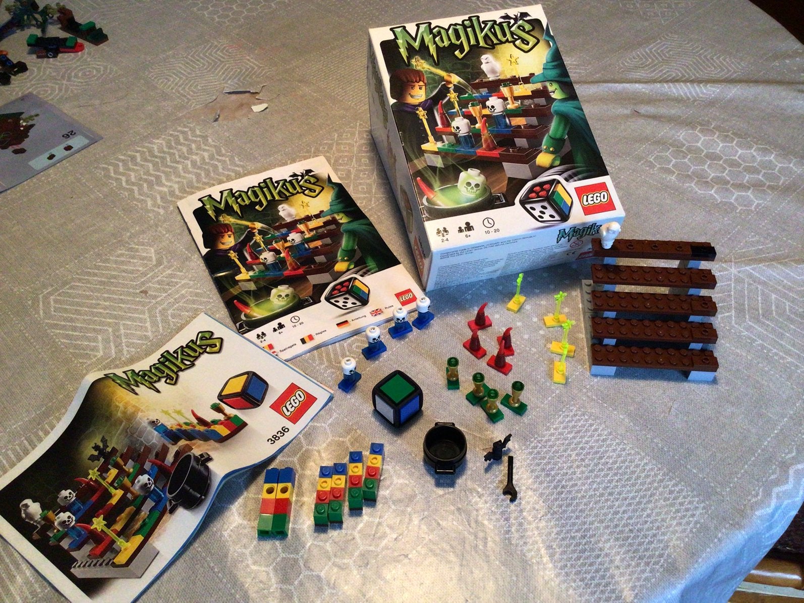 Lego Magikus bordspel 3836, Ophalen of Verzenden, Zo goed als nieuw, Compleet, Lego