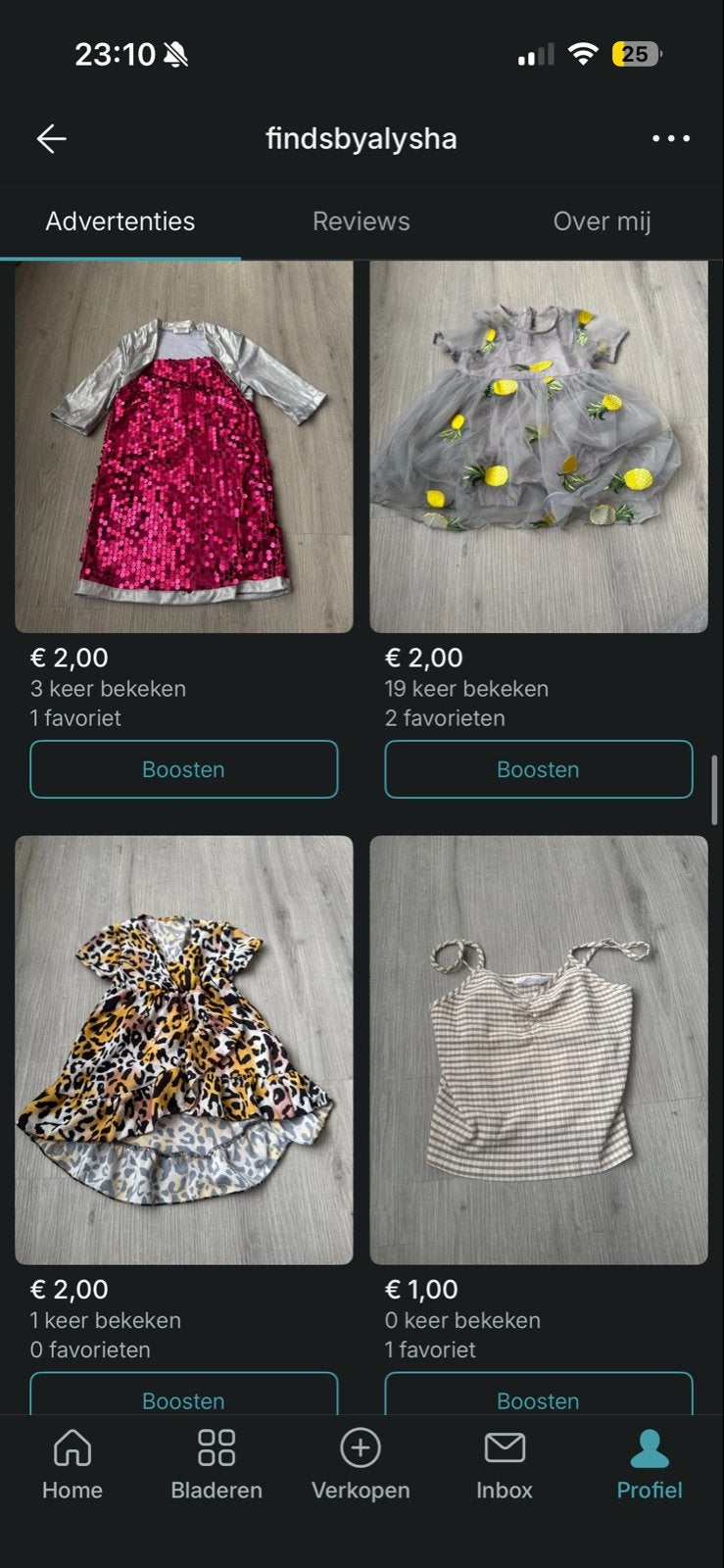 Vinted findsbyalysha!, Ophalen, Gedragen