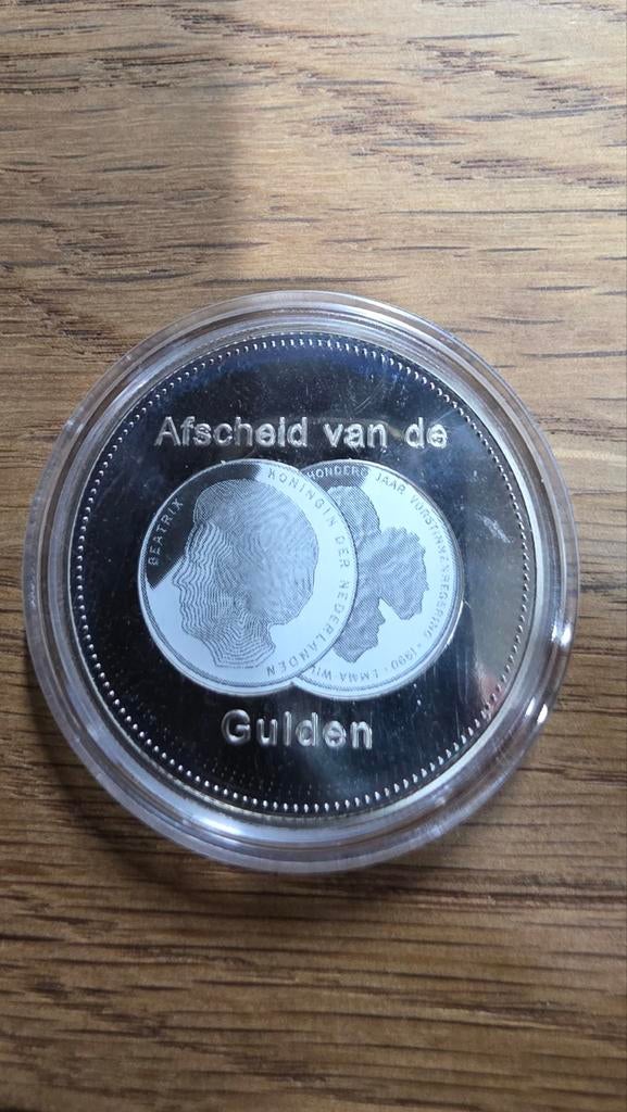 Afscheid van de Gulden -  Herdenkingsmunt, Ophalen of Verzenden, Koningin Beatrix, Overige waardes, Losse munt
