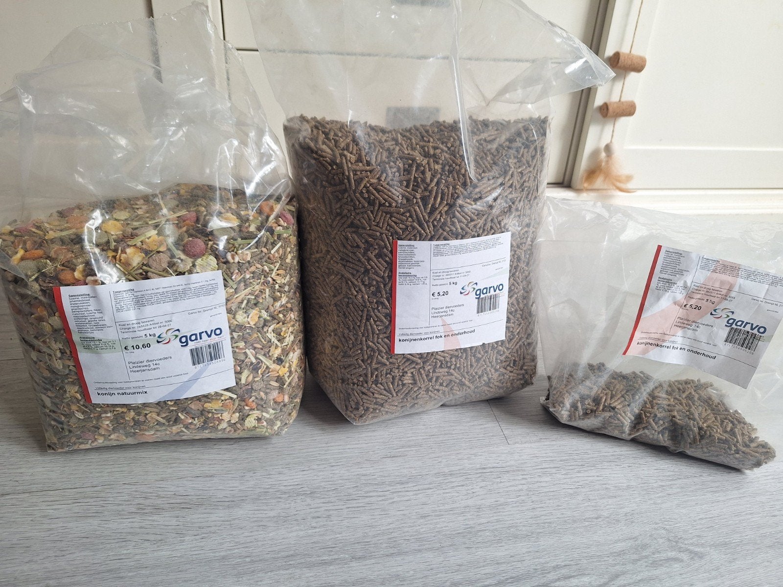 Konijnenbrok, bijna 10kg !, Dieren en Toebehoren, Dierenvoeding, Ophalen, Knaagdier of Konijn